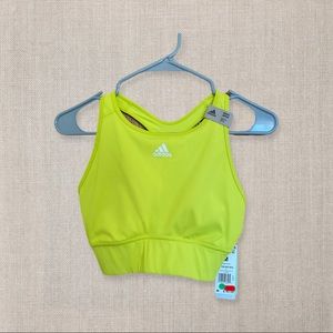 Adidas Neon Green Bra Top